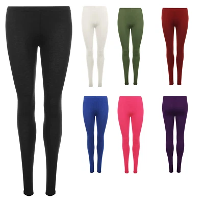 Ladies Stretch Long Leggings Womens - Image 1 of 4