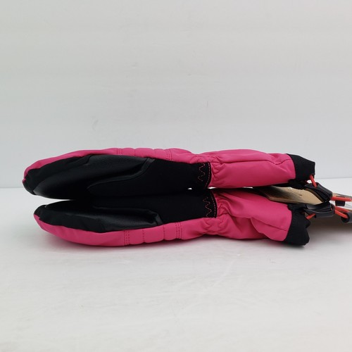 The North Face Montana Ski Mitt Kids Girls Size L Pink Black Warmest Mittens - Picture 5 of 11
