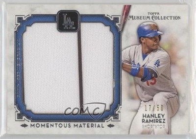2014 Museum Collection Momentous Material Jumbo Relics 17/50 Hanley Ramirez 0o0
