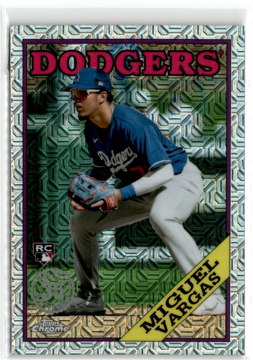 2023 Topps 1988 Chrome Silver Pack Mojo Miguel Vargas #T88C-48 Los Angeles