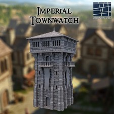 Imperial Town Watch DND, Wargames Tabletop Terrain 28mm