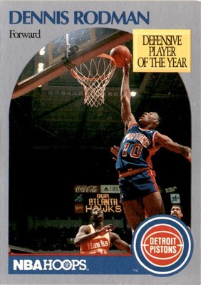 1990 Hoops Team Night Detroit Pistons #NNO Dennis Rodman