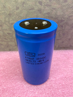 NIPPON CHEMI-CON 36DA 4700uF 450VDC CAPACITOR TESTED GOOD