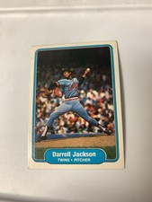 1982 Fleer Darrell Jackson Minnesota Twins