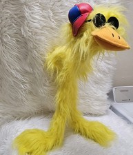Vtg GAF String Puppet Marionette Vizi Duck Fuzzy Cool Dancing Walking Yellow