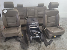 2015-2019 Sierra Denali Crew 2500 3500 Brown Leather Frontrear Seats Wconsole