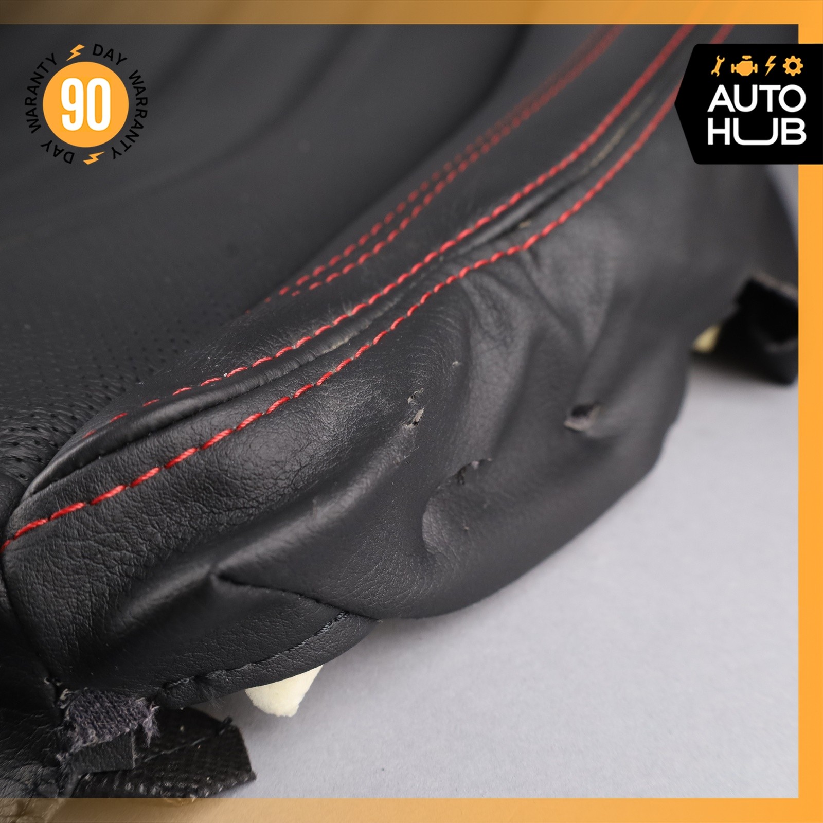 08-12 Maserati GranTurismo M145 Front Left Lower Bottom Seat Cushion Black OEM