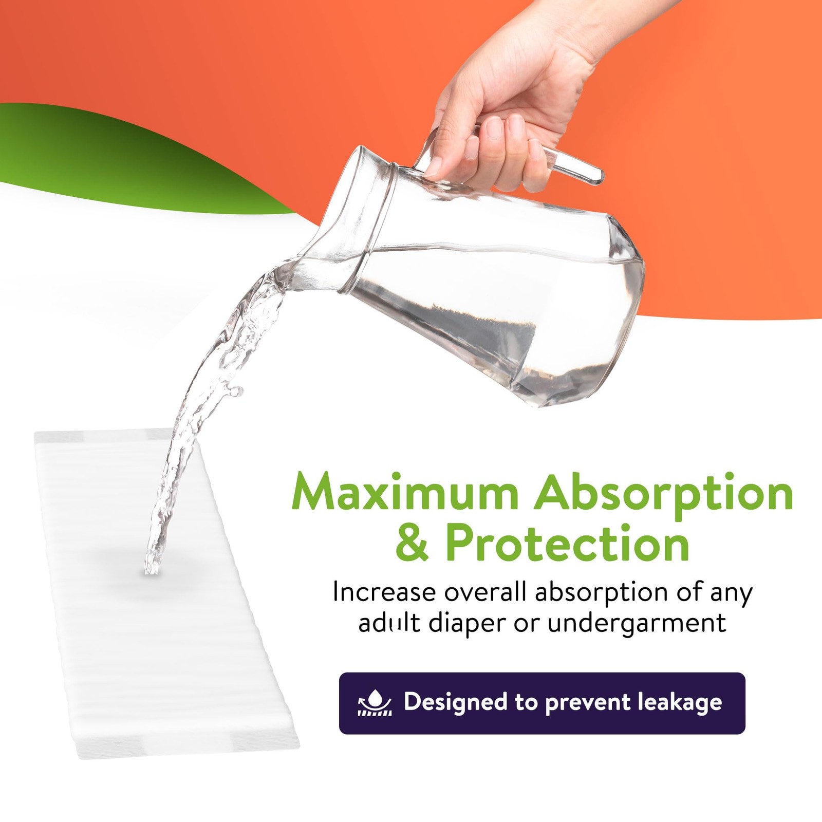 Incontinence Booster Pads Super Absorbent Extra Long | Pad Liner Women and Me...