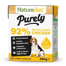 - Purely, Complete Wet Food, Chicken, 390g (Pack of 18) 4.54 per kilo