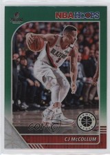 2019-20 Panini NBA Hoops Premium Stock Green Prizm CJ McCollum #158 fm0