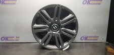 16 BENTLEY CONTINENTAL GTC 21X9.5 DOUBLE 7 SPOKE WHEEL RIM SILVER