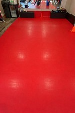 Red  BJJ Martial Arts Floor Mat