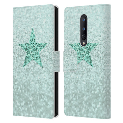 OFFICIAL MONIKA STRIGEL GLITTER STAR PASTEL LEATHER BOOK CASE FOR ONEPLUS PHONES