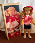 1960 Chatty Cathy Mattel Doll Strawberry Blond Hair Teeth Original Playtime Box