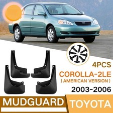 For Toyota Corolla-2le 2003-2006 Mud Flaps Splash Guard Mudguard 4pcs For Toyota Corolla-2le 2003-2006 Mud Flaps Splash Guard Mudguard 4pcs