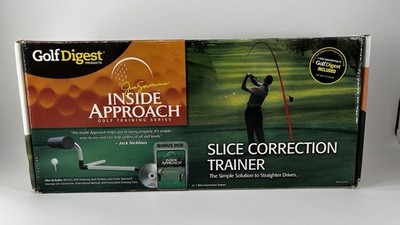 Golf Digest Inside Approach Slice Correction Trainer COMPLETE SET - DVD Sealed