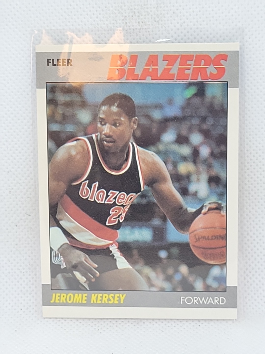 Jerome Kersey 1987/88 Fleer Basketball  #60 NrMt