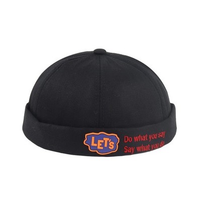 4UFiT Cappello Docker Uomo Unisex In Cotone – Modello Sailor A Polsino Arrotolato, Taglia Unica Regolabile (56-58 Cm) - 3