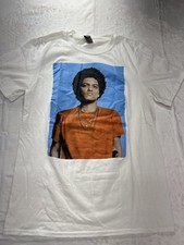Gildan Bruno Mars T-Shirt Softstyle Small 100 Cotton White