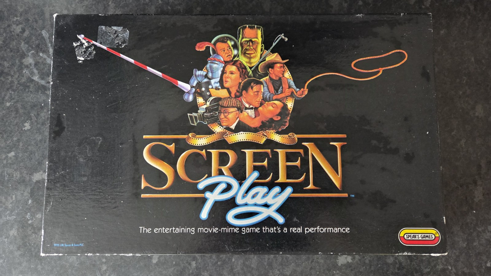 Screen Play | Board Game | Spears Games | 1988 | Complete in Box | CIB