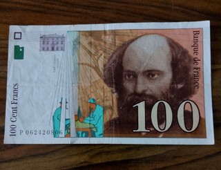 Billet 100 frs Cézanne 1998 a 1 euro !