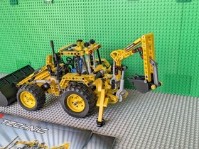 LEGO TECHNIC: Backhoe Loader (8069) - Used - Complete With Manual 