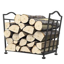 Firewood Rack, Foldable Firewood Holder, Firewood Storage Rack for Black