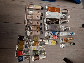 artists oil paints used Rembrandt Jackson arts Winton Rembrandt