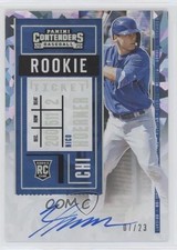 2020 Contenders Rookie Variation A Cracked Ice Ticket 7/23 Nico Hoerner Auto uk2