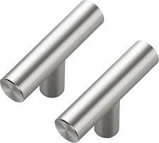 30 Pack Brushed Nickel Cabinet Knobs - Kitchen Silver Pulls for Drawer Stainless