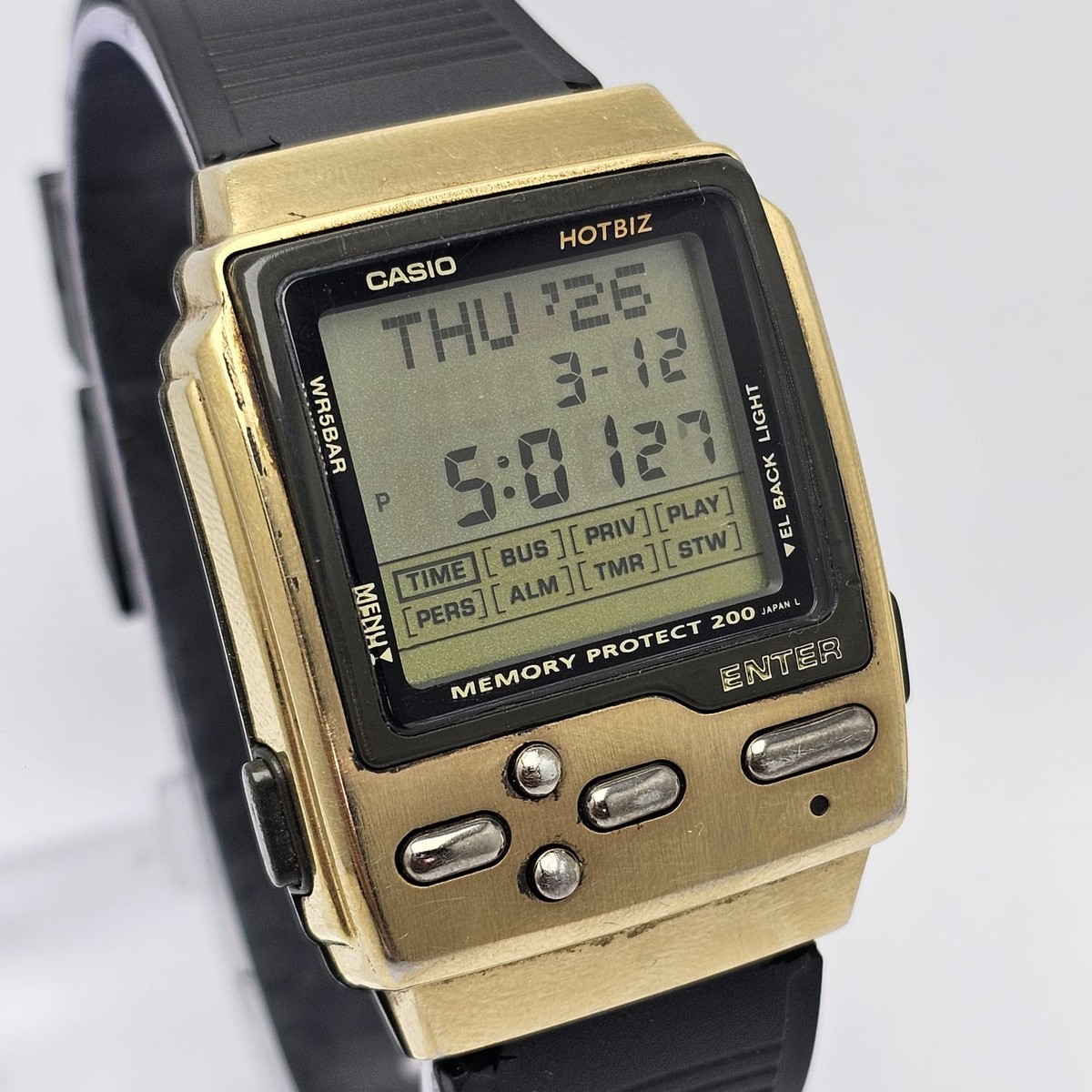 Casio Data Bank HotBiz DB-2000 Alarm Chronograph Vintage Men's