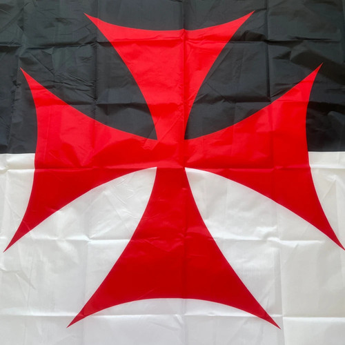 90X150Cm Roman Catholic Church Flag 3X5Ft Knights Templar Red Cross War Banner - Picture 4 of 7