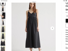 Quince Organic Cotton Midi Dress