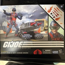 Hasbro G.I. Joe Classified Series Scrap-Iron & Anti-Armor Drone Figure -  F7746