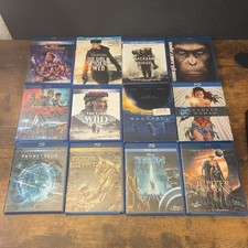 Lot of 12 Blu-Ray Movies Mixed Genres Blu Ray  DVD Combos Tested