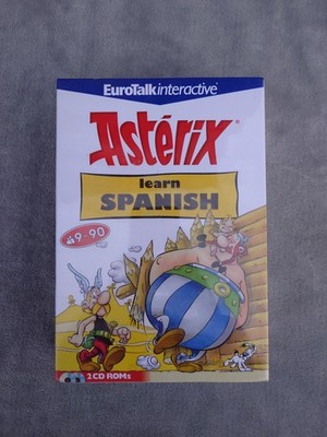 Asterix Spanisch lernen Eurotalk Vintage Windows 95 PC Mac CD Rom Big Box VERSIEGELT