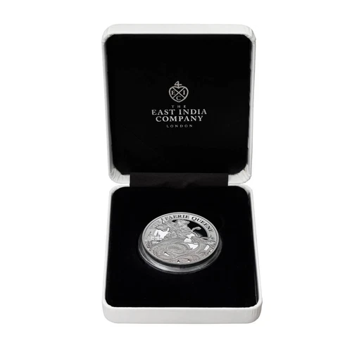 2024 St. Helena Faerie Queene Redcross and the Dragon 1oz Silver Coin - Picture 6 of 7