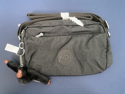 NWT Kipling Women s Black Tonal Damian Up Crossbody Bag