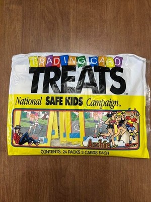 Archie Comics Valentines Treat Trading Cards - National Safe Kids Campaign - New
