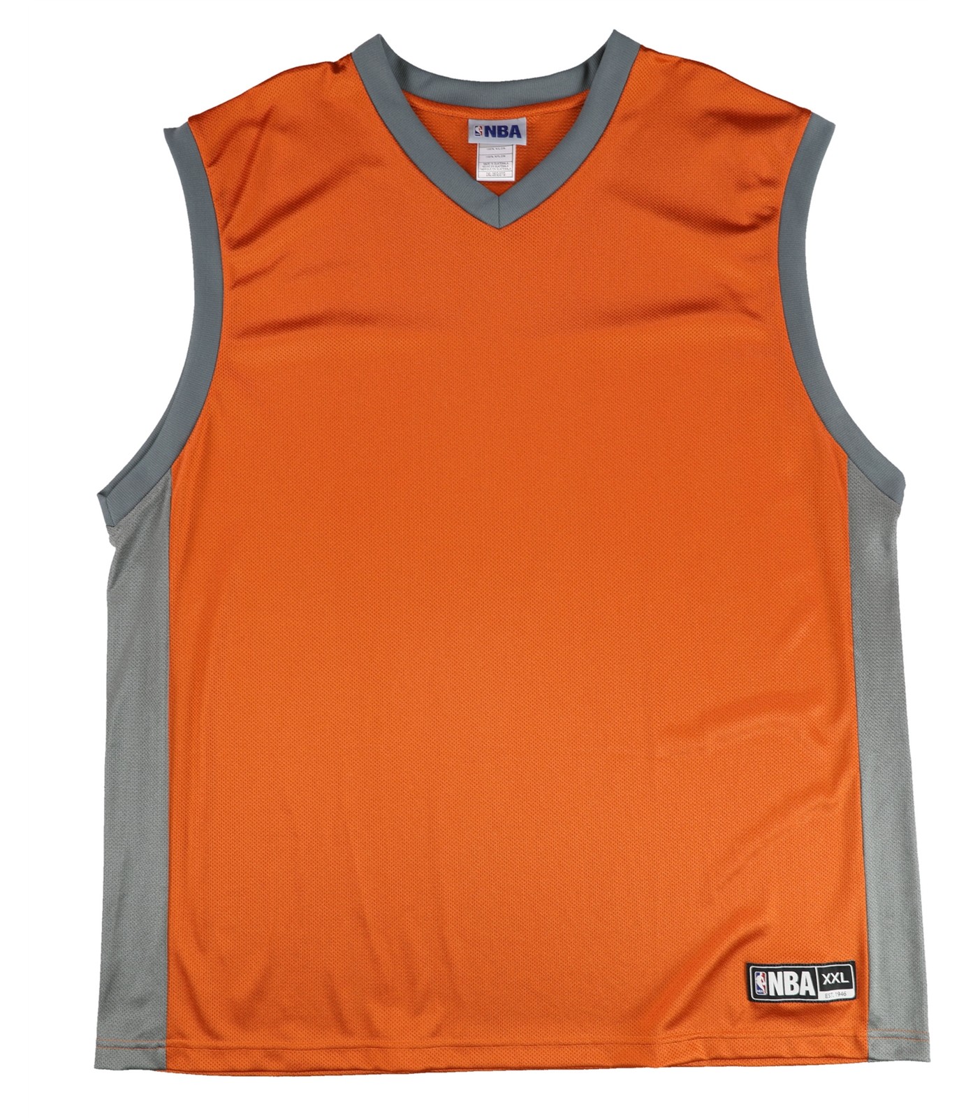 Мужская футболка NBA из твердой древесины, оранжевая, XX-Large