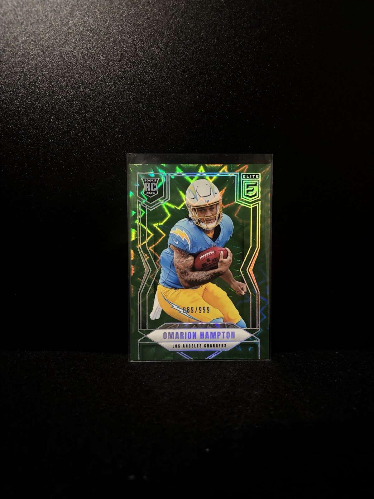 2025 Panini Donruss Elite - Omarion Hampton #132 Status Explosion /999 (RC)