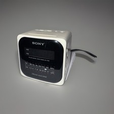 Vintage Sony Dream Machine White Cube ICF-C12...