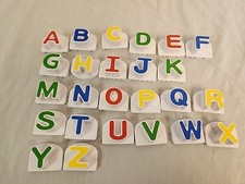 25 Leap Frog Fridge Phonics 1 3/4" Magnetic Upper Case Alphabet Letters