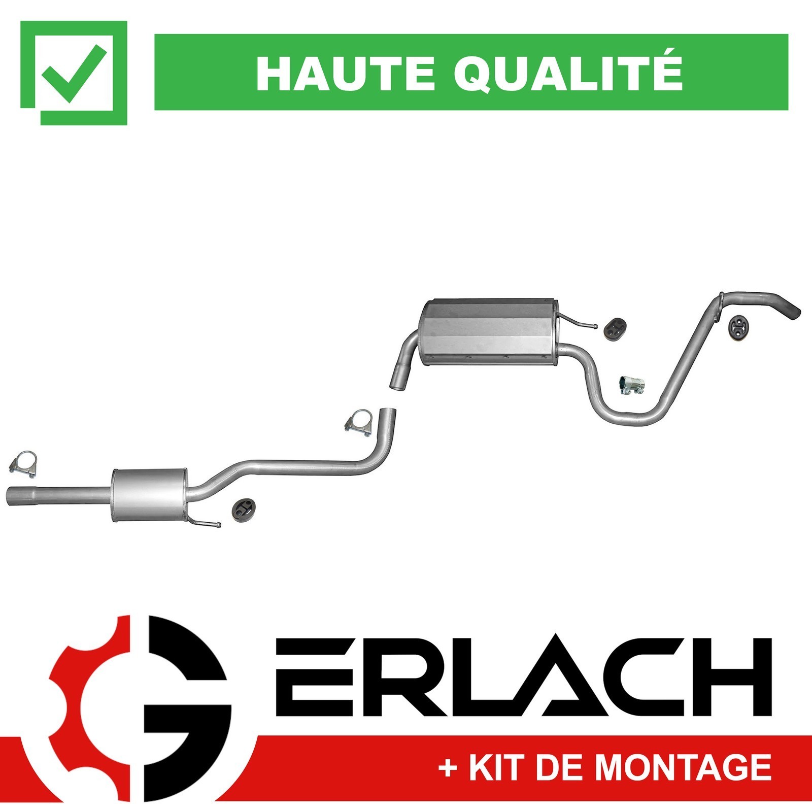 Silencieux échappement Hyundai i30 1.4 en acier renforcé durable