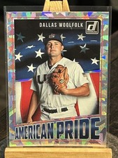18 Donruss Baseball Dallas Woolfolk  American Pride Diamond Foil #AP8