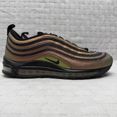 Nike Air Max 97 Shoes Mens Size 9 Copper Running Low Top Sneakers AJ1988-900