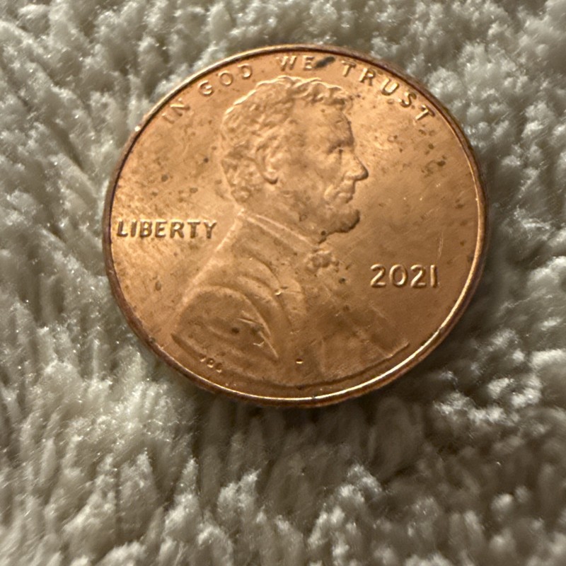 2021 Lincoln Shield Penny No Mint Mark USA 1 Cent, Excellent Condition