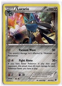 Lucario 63/124 Holo Rare XY - Fates Collide