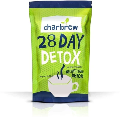 CHARBREW 28 Night Time Detox Tea - No Laxative Effect