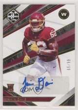 2021 Panini Limited Rookie Auto Spotlight Gold 65/49 Jamin Davis #211 Auto 9r9